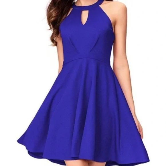 Insnova | Dresses | Halter Skater Dress With Keyhole | Poshmark Insnova | Dresses | Halter Skater Dress With Keyhole | Poshmark